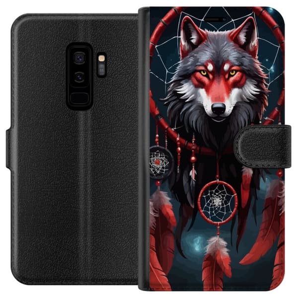 Kompatibelt Plånboksfodral till Samsung Galaxy S9+ Varg