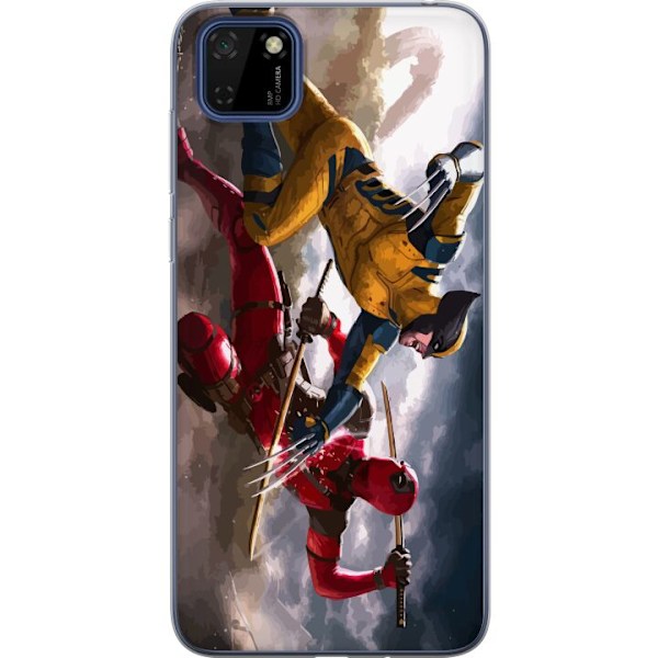 Huawei Y5p Läpinäkyvä kuori Wolverine Deadpool