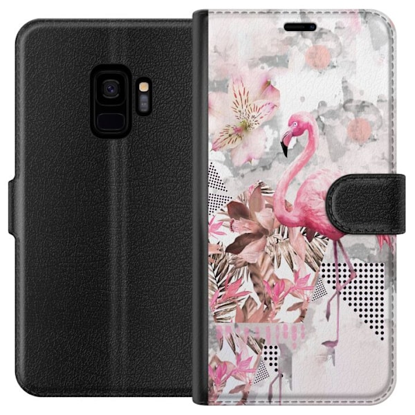 Samsung Galaxy S9 Lompakkokotelo Flamingo