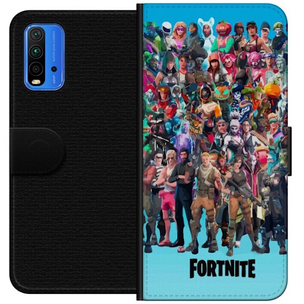 Xiaomi Redmi Note 9 4G Tegnebogsetui Fortnite