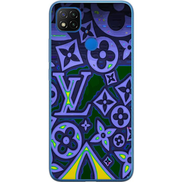 Xiaomi Redmi 9C Genomskinligt Skal Neon LV