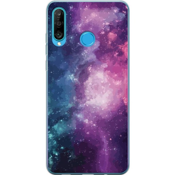 Huawei P30 lite Genomskinligt Skal Nebula