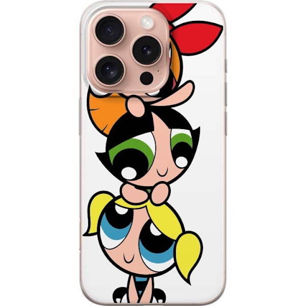 Apple iPhone 16 Pro Gennemsigtig cover Powerpuff Pigerne