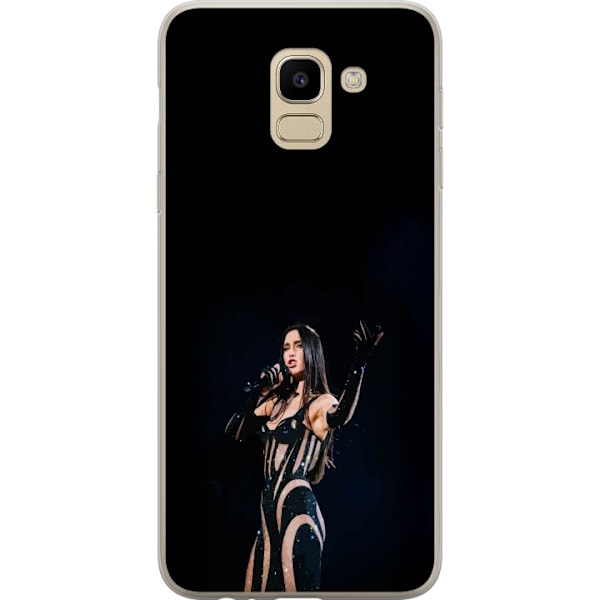 Samsung Galaxy J6 Läpinäkyvä kuori Dua Lipa – Pop Star Aesthetic