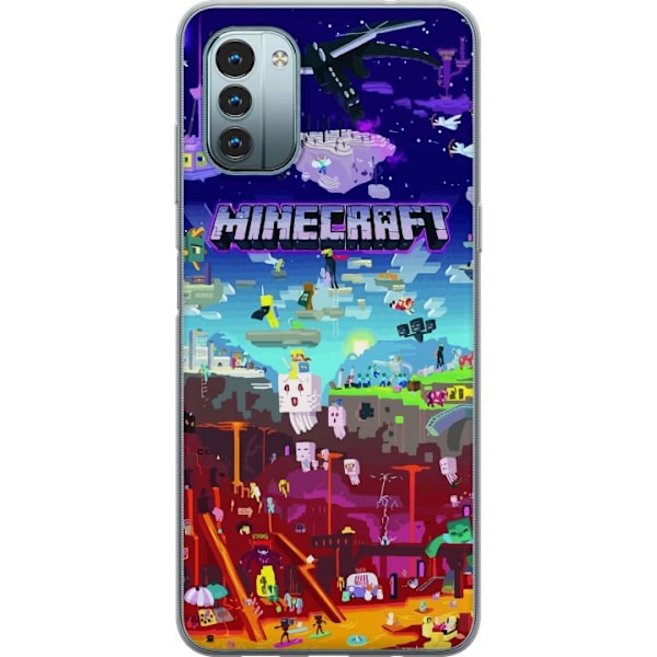 Nokia G11 Genomskinligt Skal Minecraft