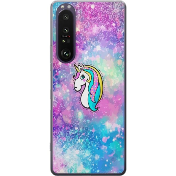 Sony Xperia 1 III Läpinäkyvä kuori Yksisarvinen