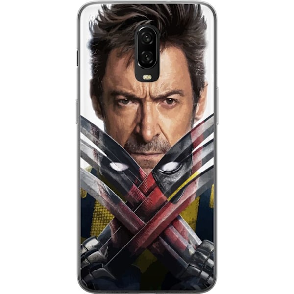 OnePlus 6T Läpinäkyvä kuori Deadpool & Wolverine