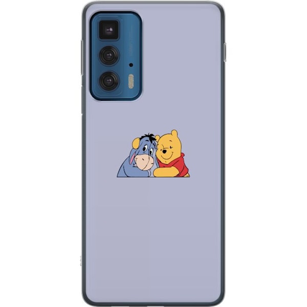 Motorola Edge 20 Pro Gennemsigtig cover Nalle Puh og Æsel