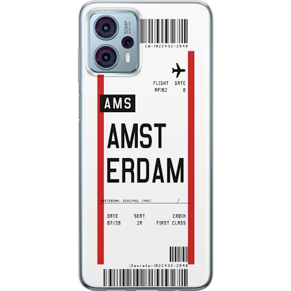 Motorola Moto G23 Gennemsigtig cover Amsterdam