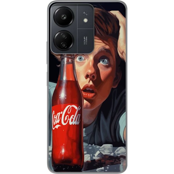 Xiaomi Redmi 13C Läpinäkyvä kuori Coca Cola