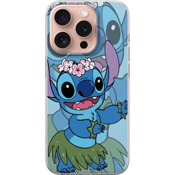 Apple iPhone 16 Pro Läpinäkyvä kuori Stitch tähtien alla - Taianomainen Anime-tyyli