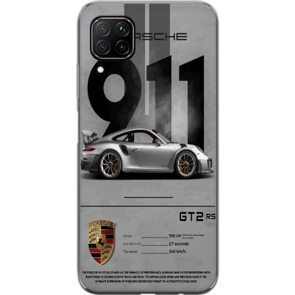 Huawei P40 lite Läpinäkyvä kuori Porsche 911