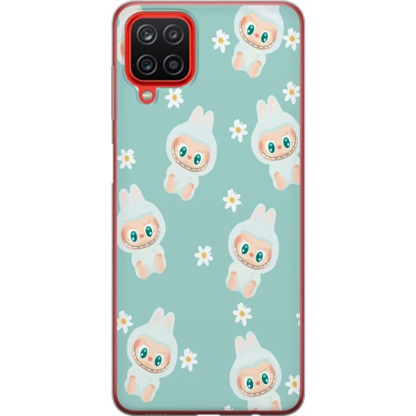 Samsung Galaxy A12 Läpinäkyvä kuori Labubu Candy Vibes