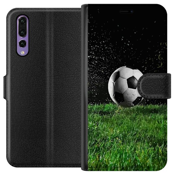 Huawei P20 Pro Tegnebogsetui Fodbold Handling