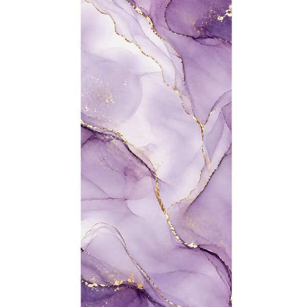 Kompatibelt Plånboksfodral till Apple iPhone 13 Pro Lilac Gold Flow lila