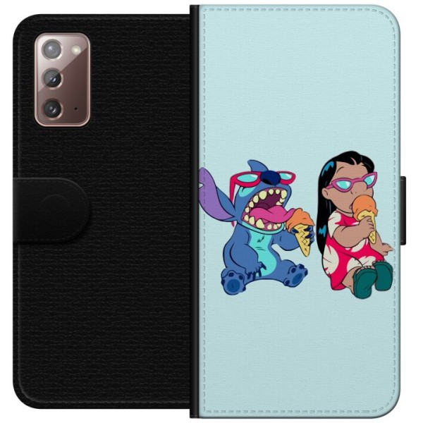 Samsung Galaxy Note20 Lompakkokotelo Lilo & Stitch