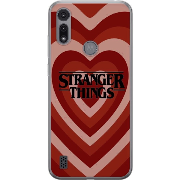 Motorola Moto E6i Genomskinligt Skal Stranger Things