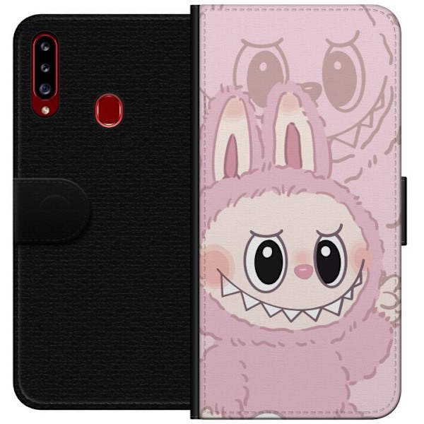 Samsung Galaxy A20s Lommeboketui Labubu Floral Freak