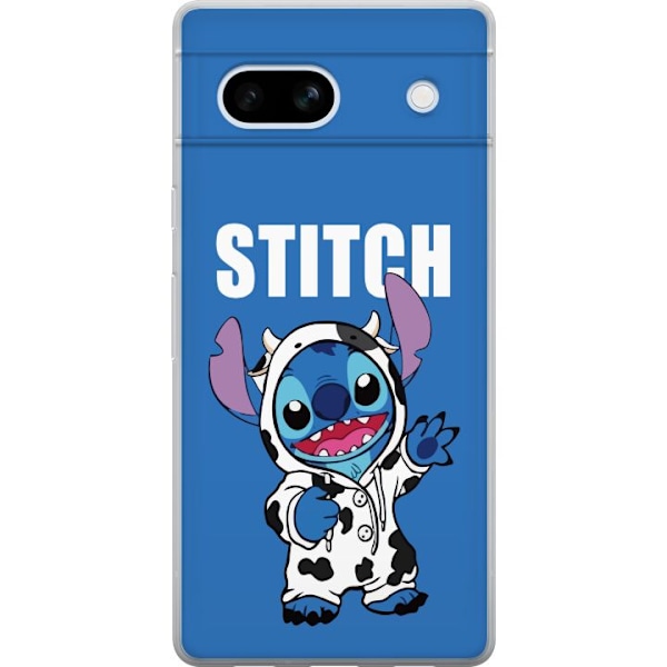 Google Pixel 7a Genomskinligt Skal Stitch