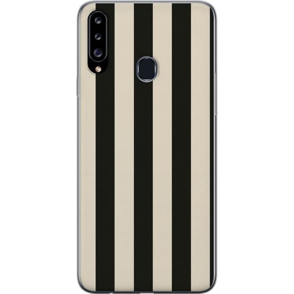 Kompatibelt Mobildeksel til Samsung Galaxy A20s Linjestrøm
