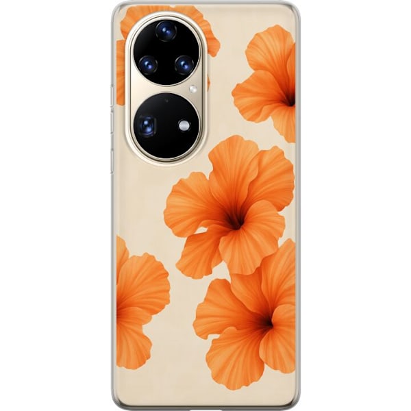 Huawei P50 Pro Gjennomsiktig deksel Papaya Punch