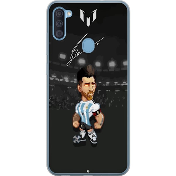 Samsung Galaxy A11 Gennemsigtig cover Messi