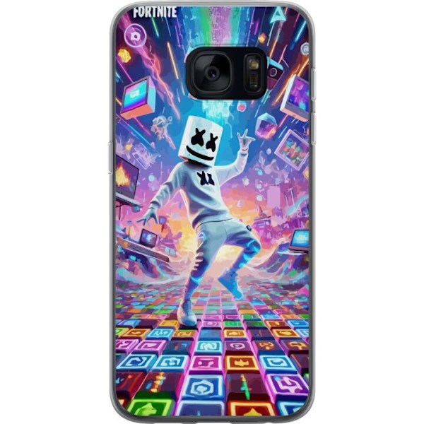 Samsung Galaxy S7 Gennemsigtig cover Fortnite