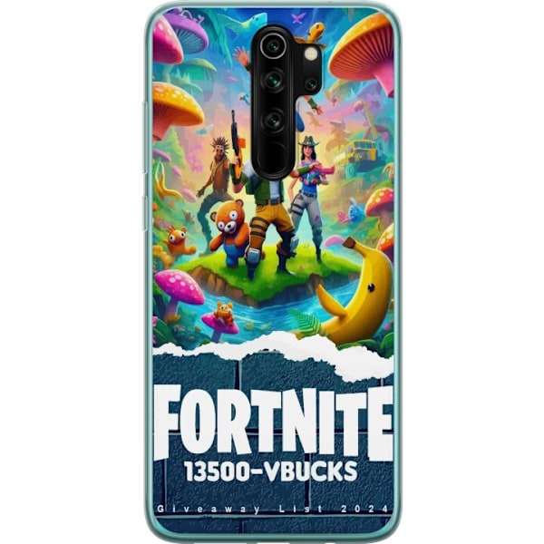 Xiaomi Redmi Note 8 Pro  Gennemsigtig cover Fortnite