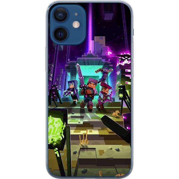 Apple iPhone 12  Läpinäkyvä kuori Minecraft