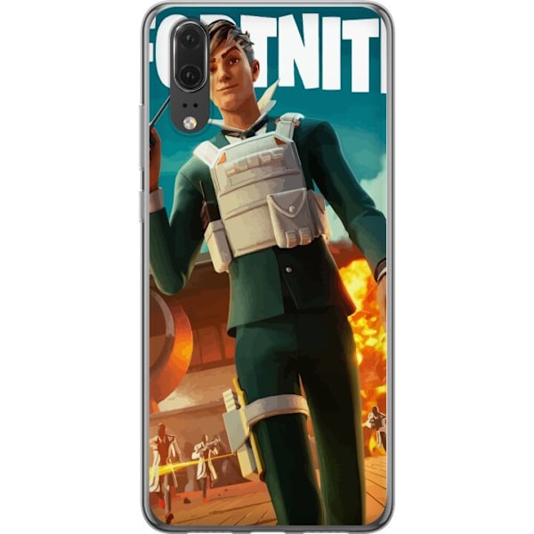 Huawei P20 Genomskinligt Skal Fortnite