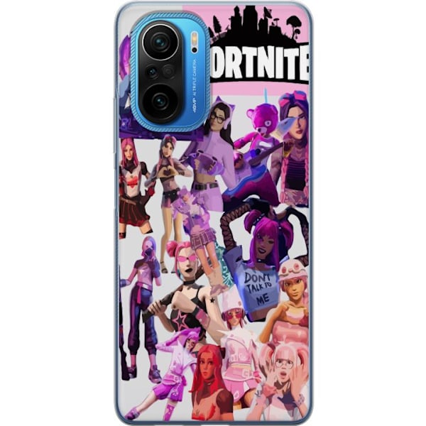 Xiaomi Poco F3 Läpinäkyvä kuori Fortnite