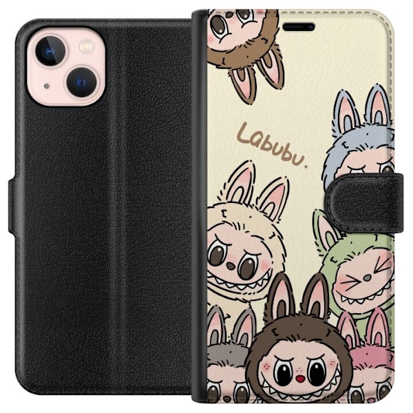 Apple iPhone 13 Lompakkokotelo Labubu Pastel Collection