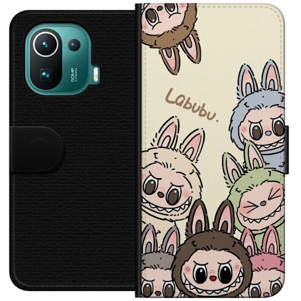 Xiaomi Mi 11 Pro Lompakkokotelo Labubu Pastel Collection