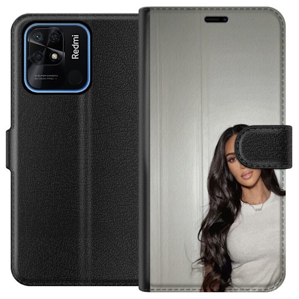 Xiaomi Redmi 10C Plånboksfodral Kim Kardashian – Iconic Sty