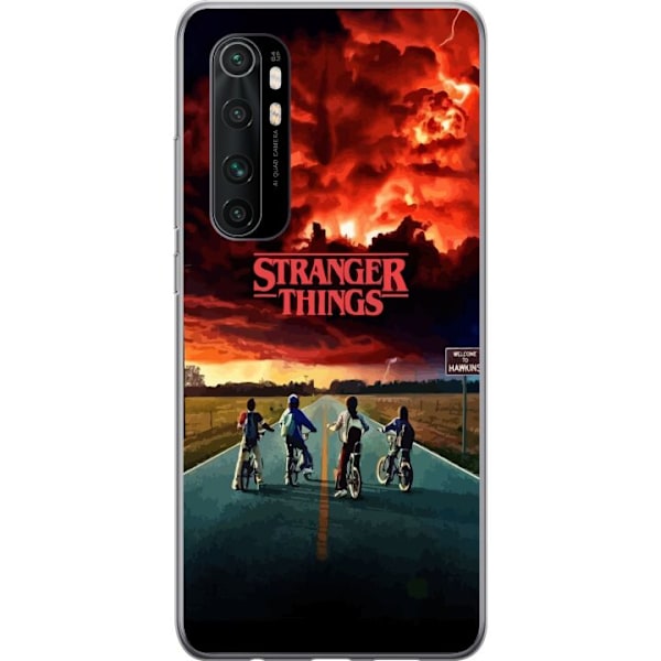 Xiaomi Mi Note 10 Lite Genomskinligt Skal Stranger Things