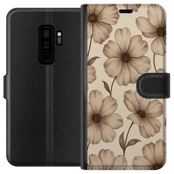 Kompatibel Tegnebogsetui til Samsung Galaxy S9+ Pastel Rush