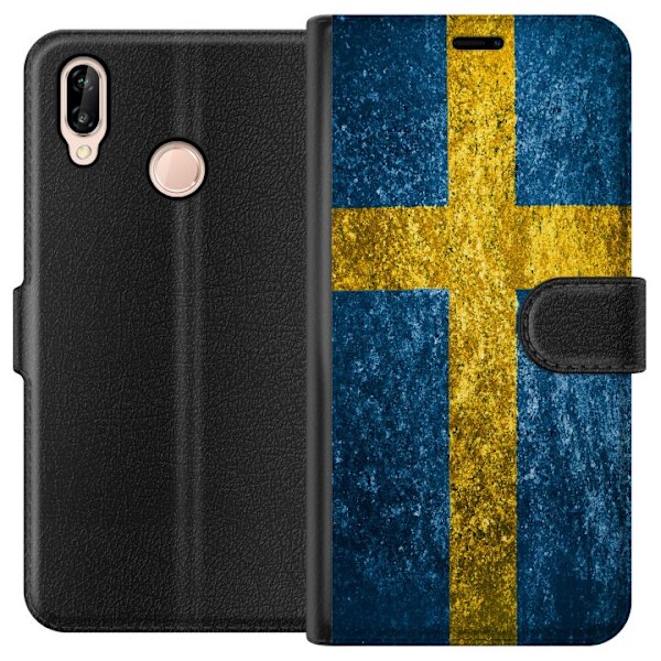 Huawei P20 lite Plånboksfodral Sweden