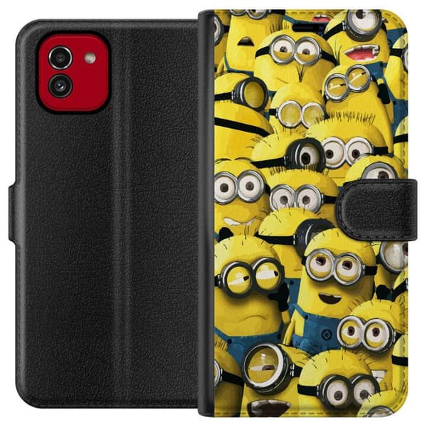 Kompatibel Tegnebogsetui til Samsung Galaxy A03 Minions