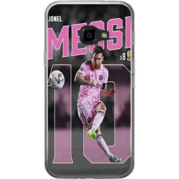 Samsung Galaxy Xcover 4 Genomskinligt Skal Lionel Messi - Rosa