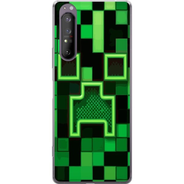 Sony Xperia 1 II Gennemsigtig cover Minecraft