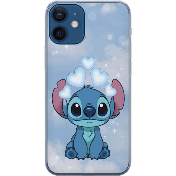 Apple iPhone 12  Genomskinligt Skal Stitch Hoppande Glädje – Rolig Design för Present