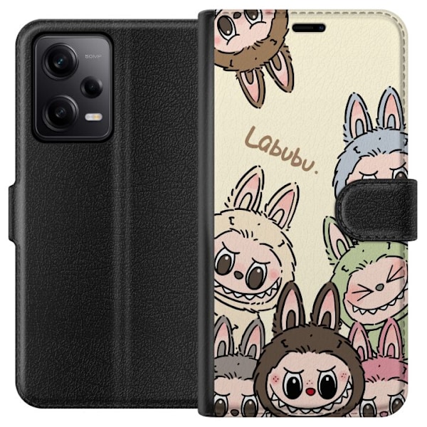 Xiaomi Redmi Note 12 Pro Plånboksfodral Labubu Pastel Collect