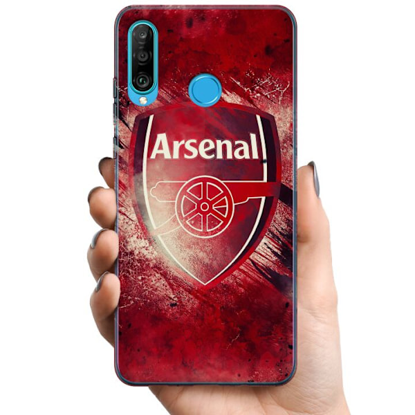 Huawei P30 lite TPU Matkapuhelimen kuori Arsenal Jalkapallo