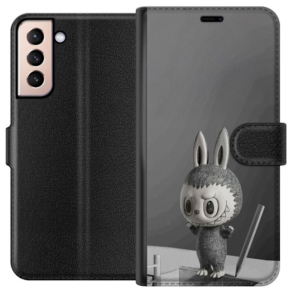 Samsung Galaxy S21 Plånboksfodral Pop Mart MEGA LABUBU LABUBU