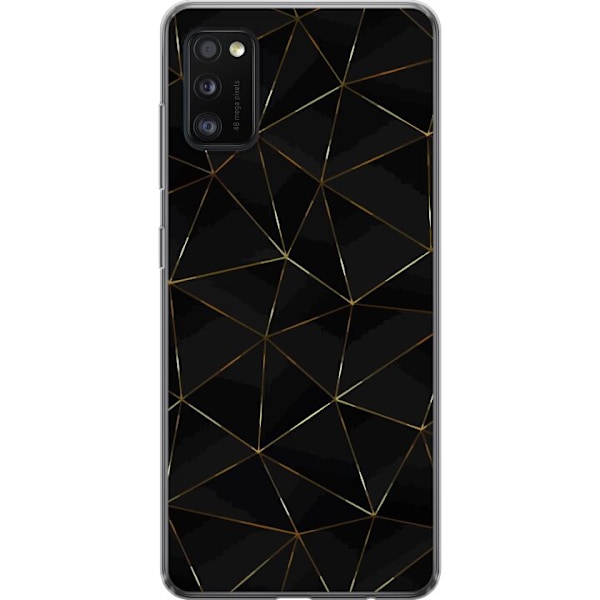 Samsung Galaxy A41 Gennemsigtig cover Luksuriøst Mønster