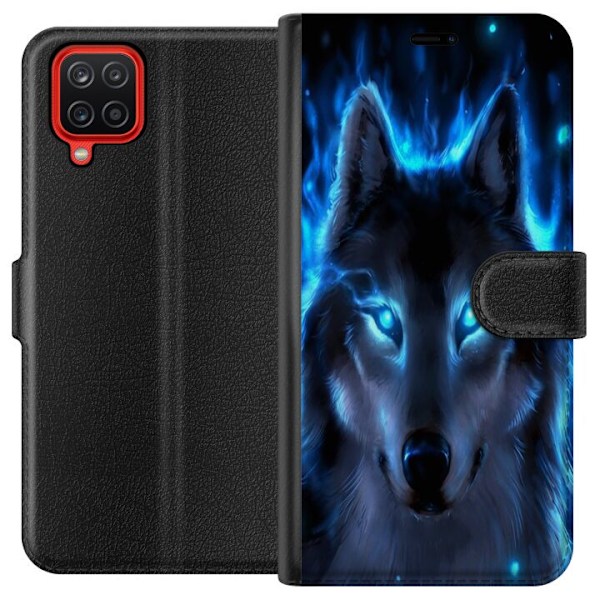 Samsung Galaxy A12 Plånboksfodral Varg