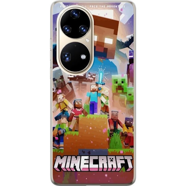 Huawei P50 Pro Genomskinligt Skal Minecraft