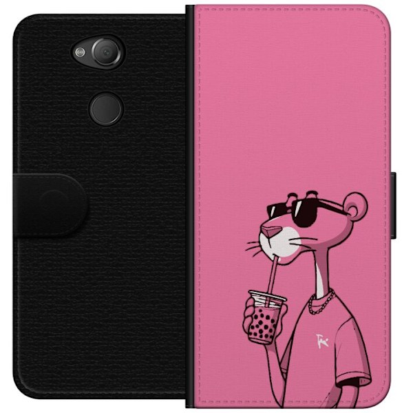 Sony Xperia XA2 Tegnebogsetui Pink Panther Drink