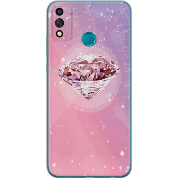 Honor 9X Lite Gennemsigtig cover Glitter Diamant