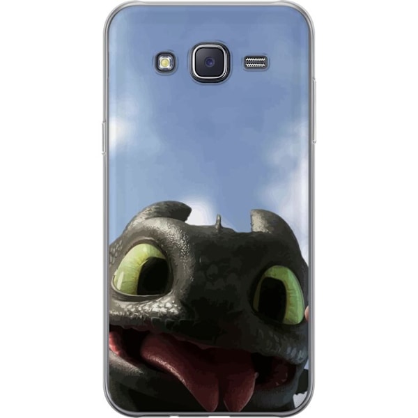 Samsung Galaxy J5 Genomskinligt Skal How to Train Your Dragon (Draktränaren)